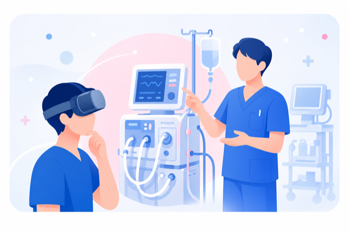 臨床工学技士のVRコンテンツイメージ