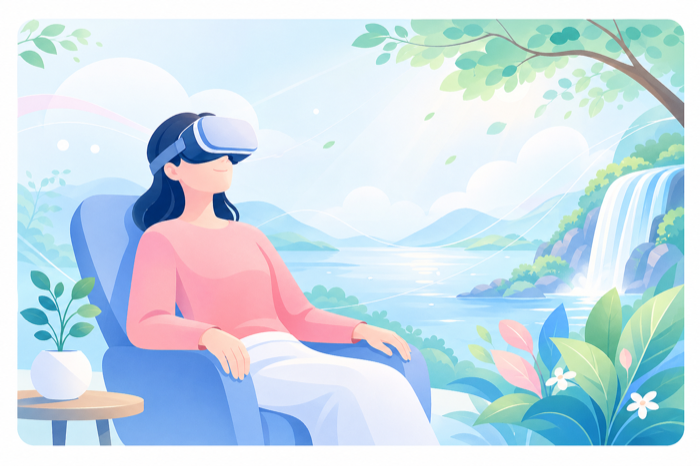 リラクゼーションのVRコンテンツイメージ