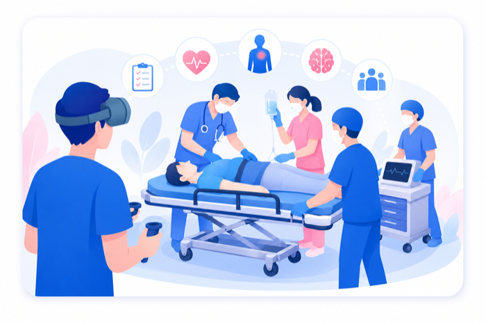 外傷診療のVRコンテンツイメージ