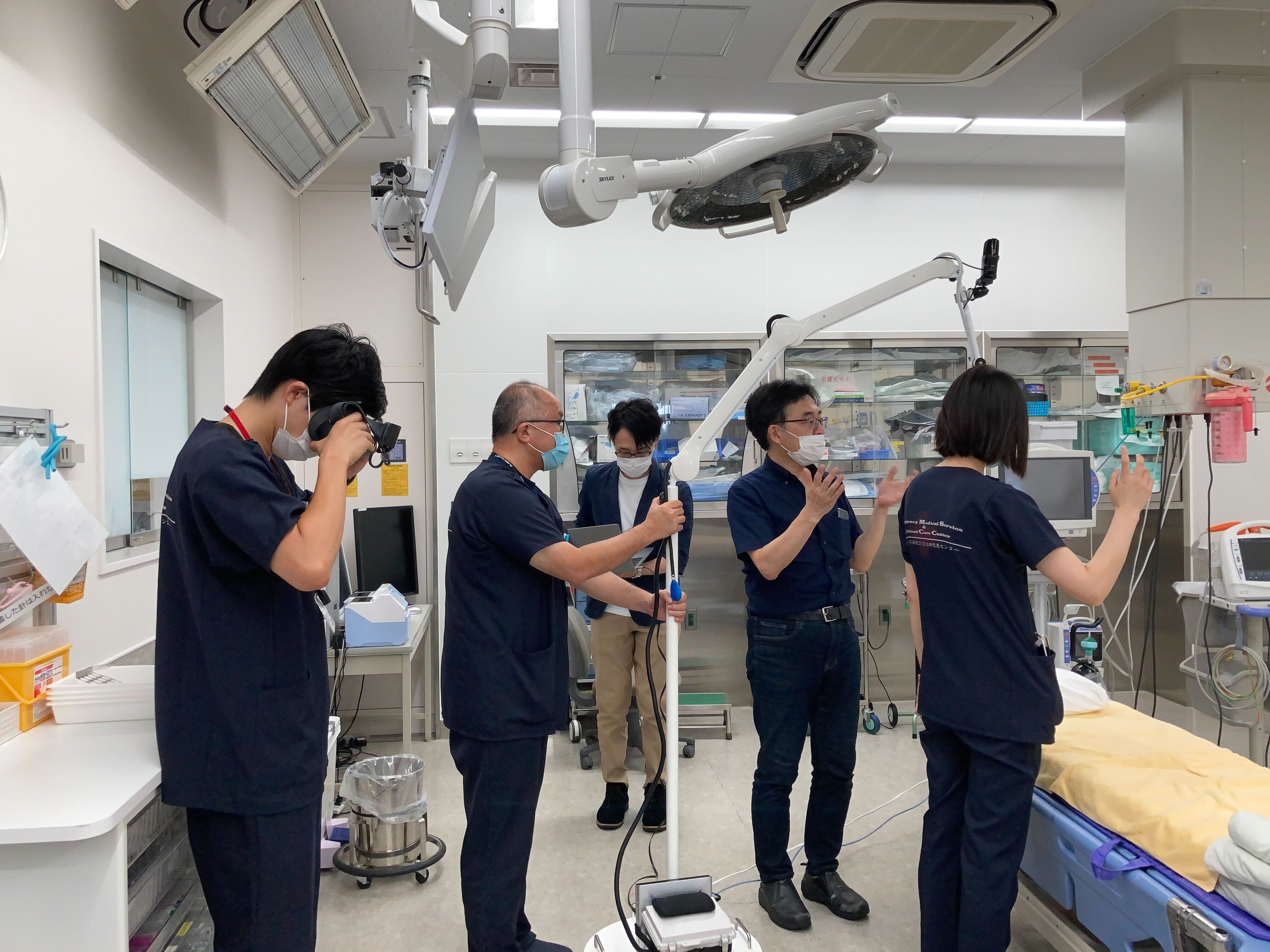 現地360度撮影によるVR教材制作